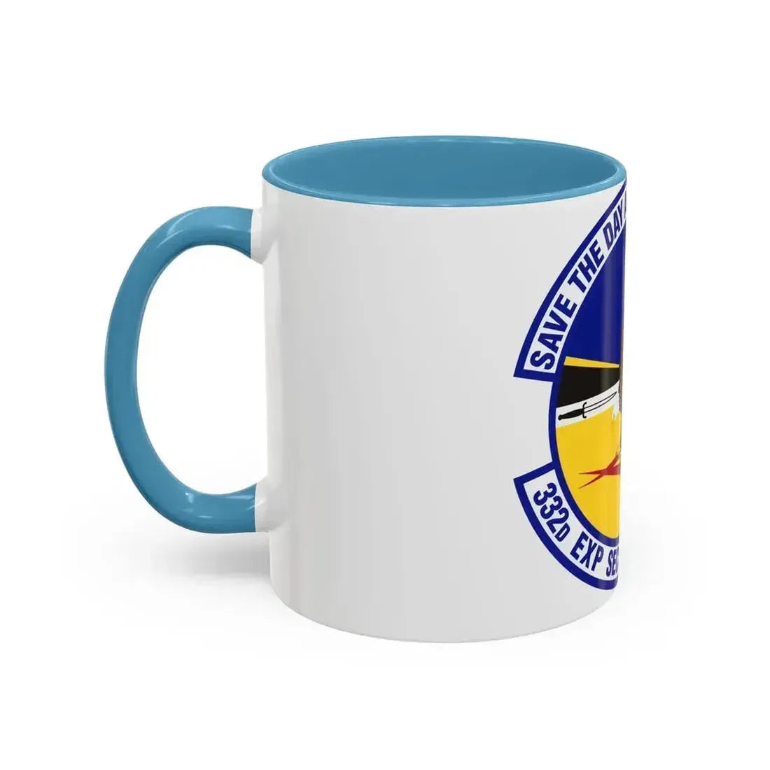 332d Expeditionary Security Forces Squadron (U.S. Air Force) Accent Coffee Mug - Go Mug Yourself