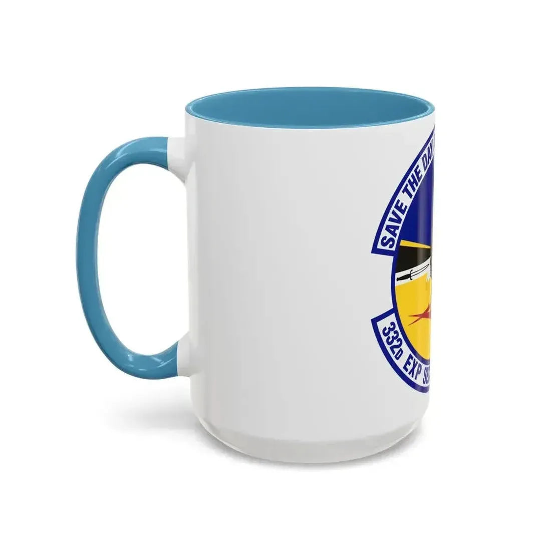 332d Expeditionary Security Forces Squadron (U.S. Air Force) Accent Coffee Mug - Go Mug Yourself