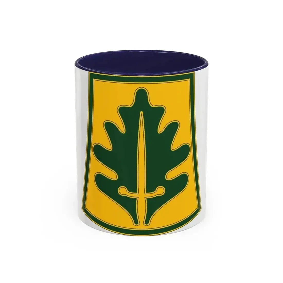 333 Military Police Brigade (U.S. Army) Accent Coffee Mug 11oz Navy - Go Mug Yourself