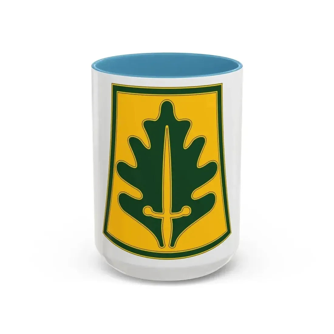 333 Military Police Brigade (U.S. Army) Accent Coffee Mug 15oz Light Blue - Go Mug Yourself