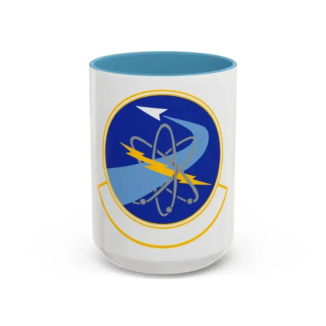 333 Training Squadron AETC (U.S. Air Force) Accent Coffee Mug 15oz Light Blue - Go Mug Yourself