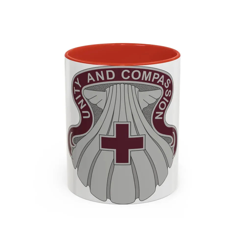 334 Medical Group (U.S. Army) Accent Coffee Mug 11oz Red - Go Mug Yourself