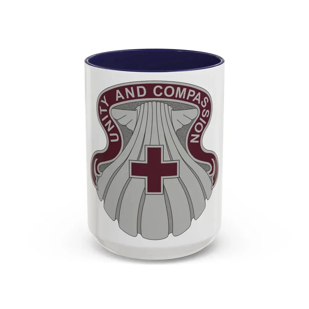 334 Medical Group (U.S. Army) Accent Coffee Mug 15oz Navy - Go Mug Yourself