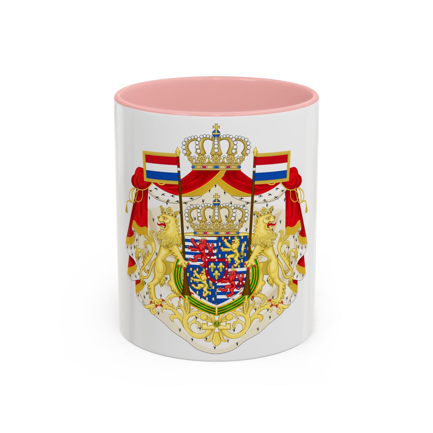 Greater coat of arms of the Grand Duke of Luxembourg (2000) - Accent Coffee Mug