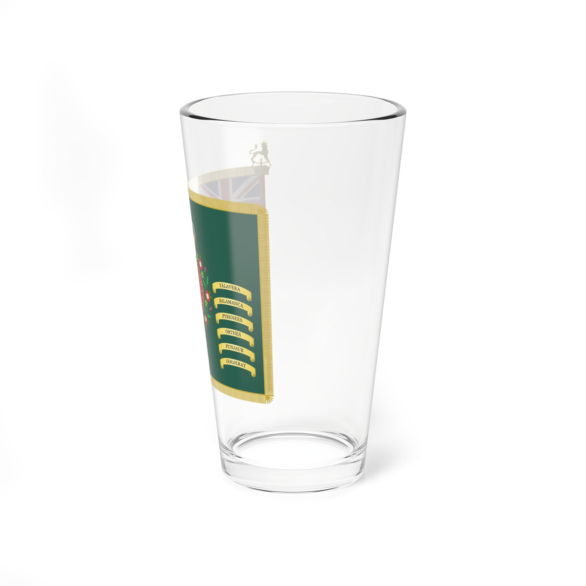 Warwickshire Regimental Colours (United Kingdom) Pint Glass 16oz