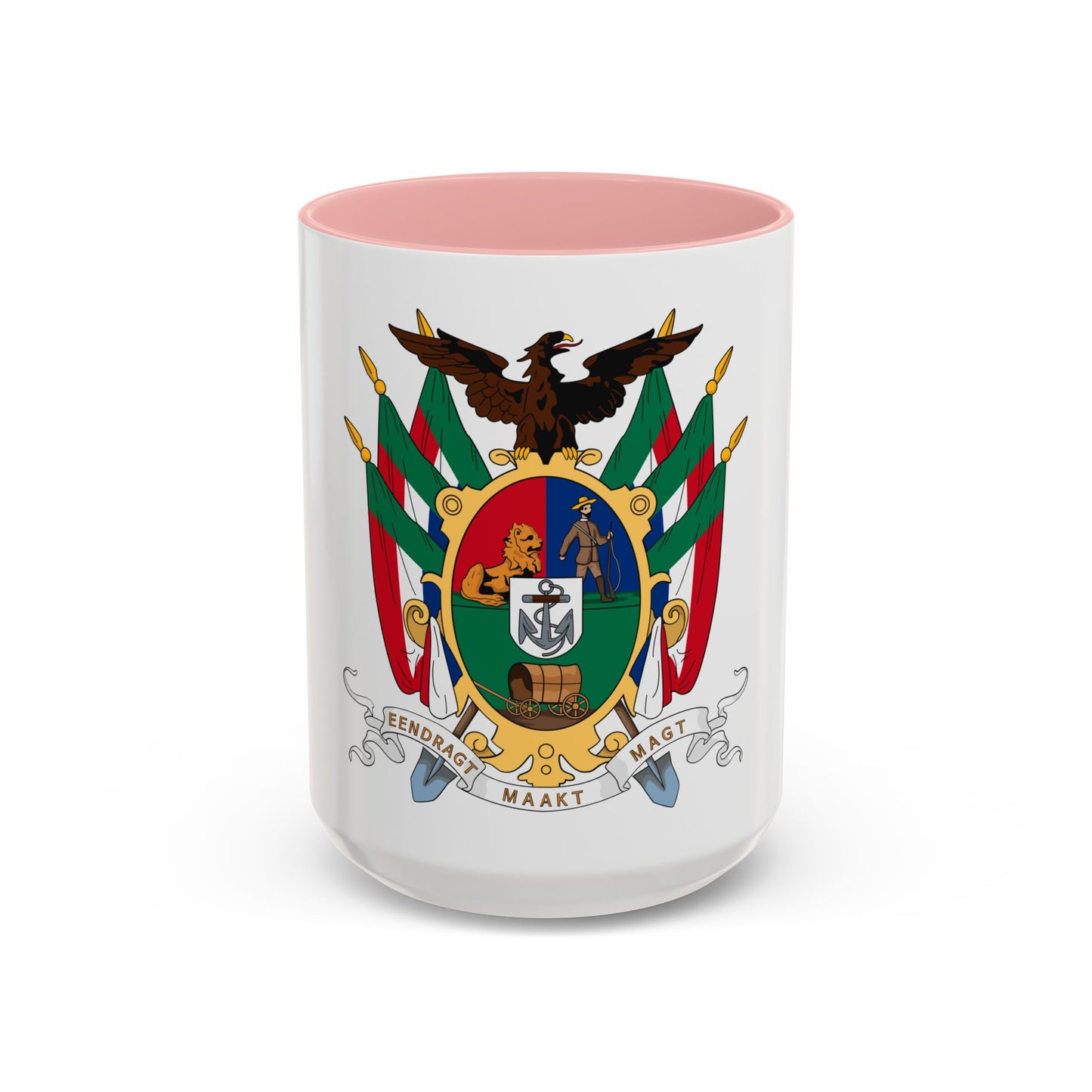 Coat of arms of the South African Republic - Accent Coffee Mug