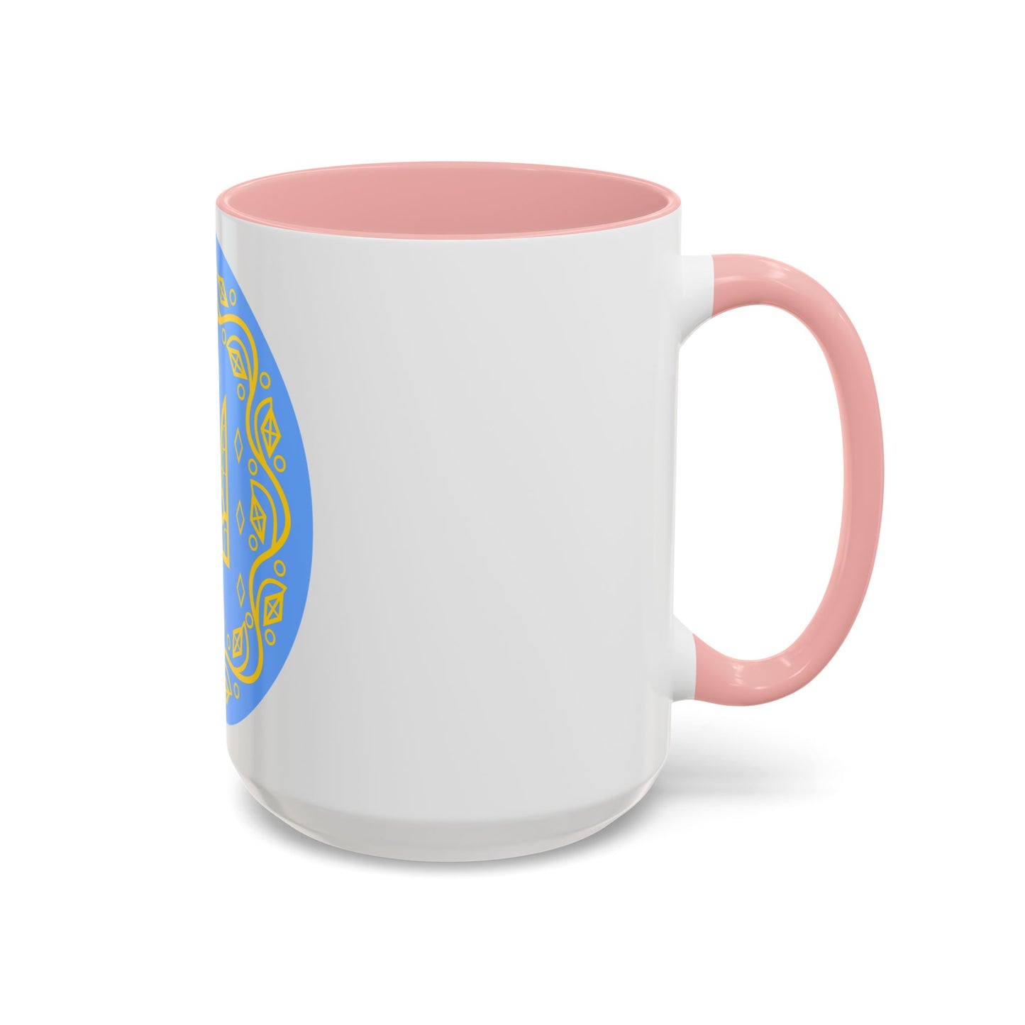 Coat of arms of Ukrainian People's Republic 2 - Accent Coffee Mug