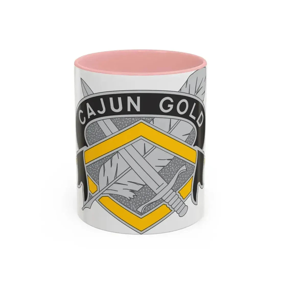 336 Finance Center 2 (U.S. Army) Accent Coffee Mug 11oz Pink - Go Mug Yourself
