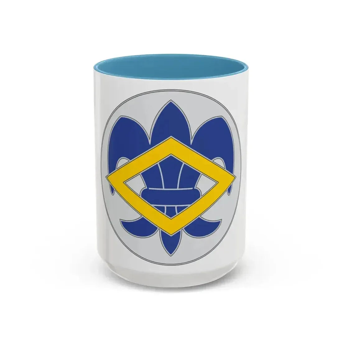 336 Finance Center 3 (U.S. Army) Accent Coffee Mug 15oz Light Blue - Go Mug Yourself