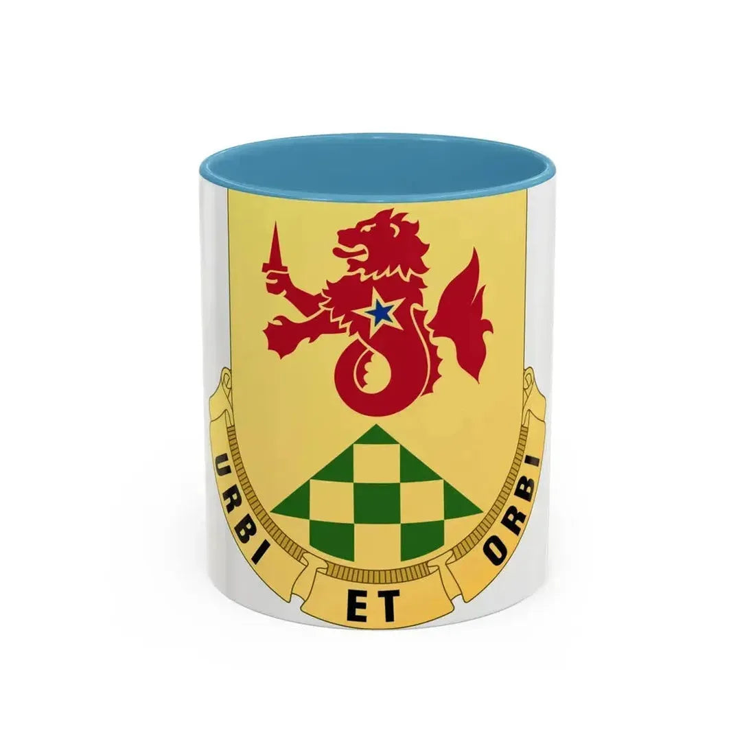 336 Military Police Battalion (U.S. Army) Accent Coffee Mug 11oz Light Blue - Go Mug Yourself