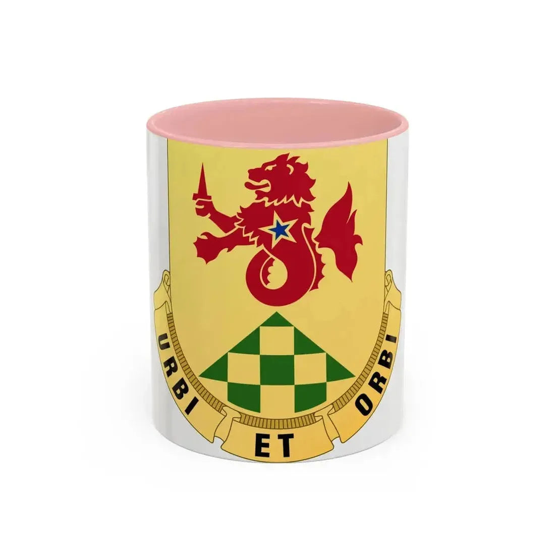 336 Military Police Battalion (U.S. Army) Accent Coffee Mug 11oz Pink - Go Mug Yourself