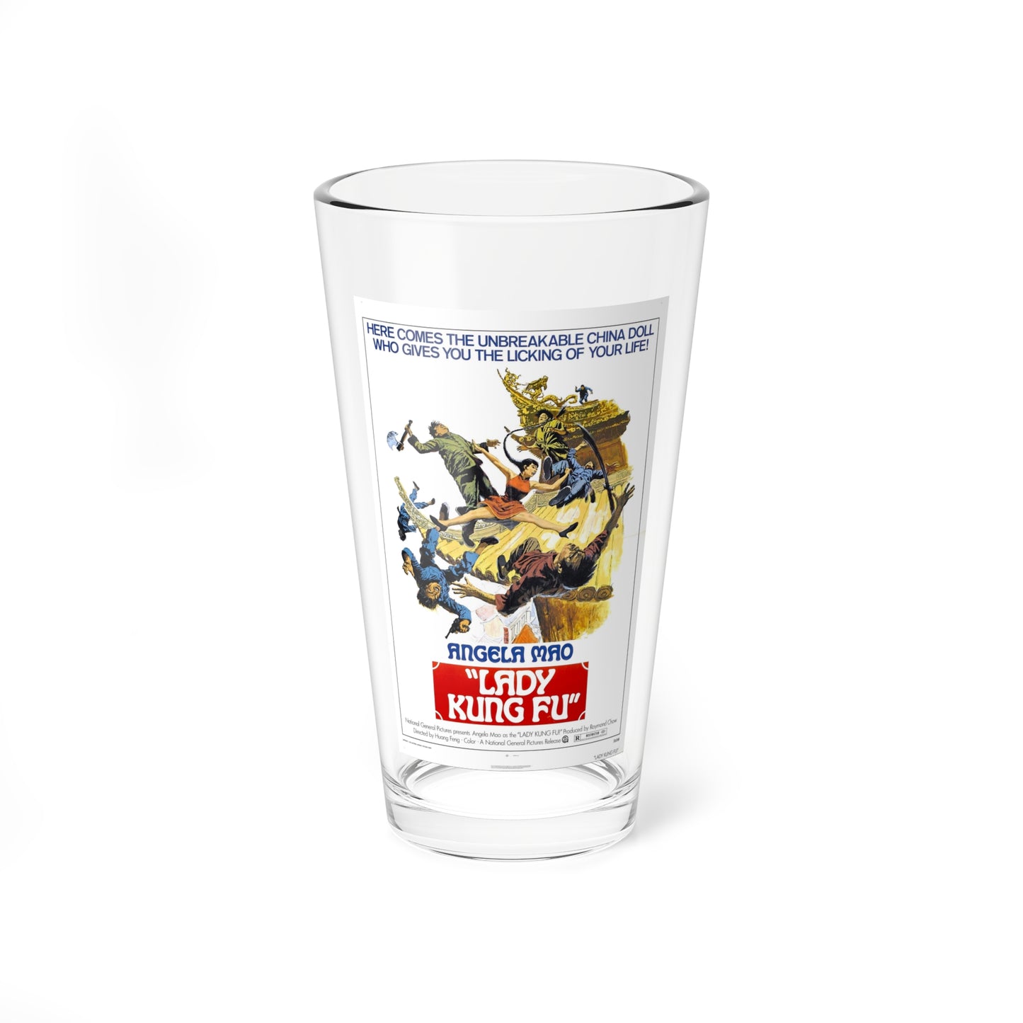 LADY KUNG FU (HAPKIDO) 1972 Movie Poster - Pint Glass 16oz