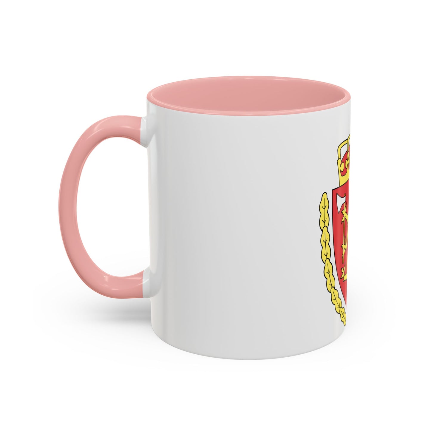 Coat of arms of the Norwegian Customs Service - Accent Coffee Mug