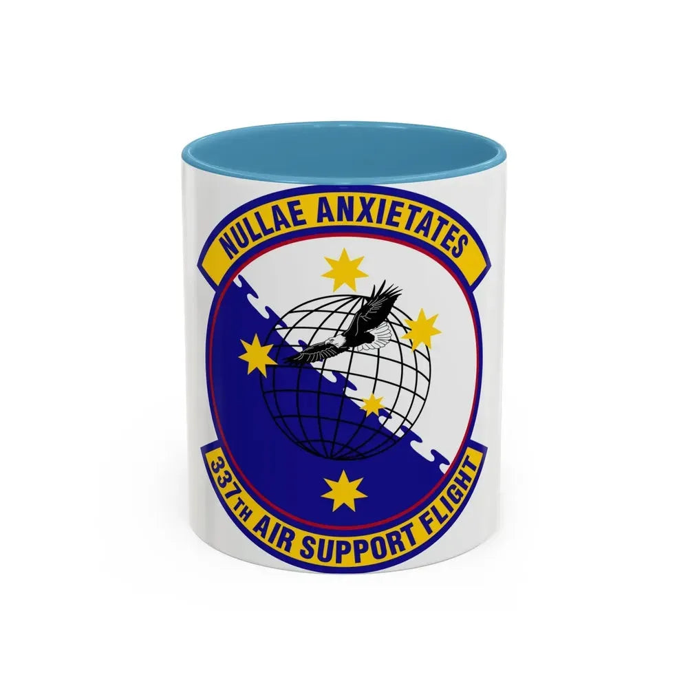 337 Air Support Flight PACAF (U.S. Air Force) Accent Coffee Mug 11oz Light Blue - Go Mug Yourself