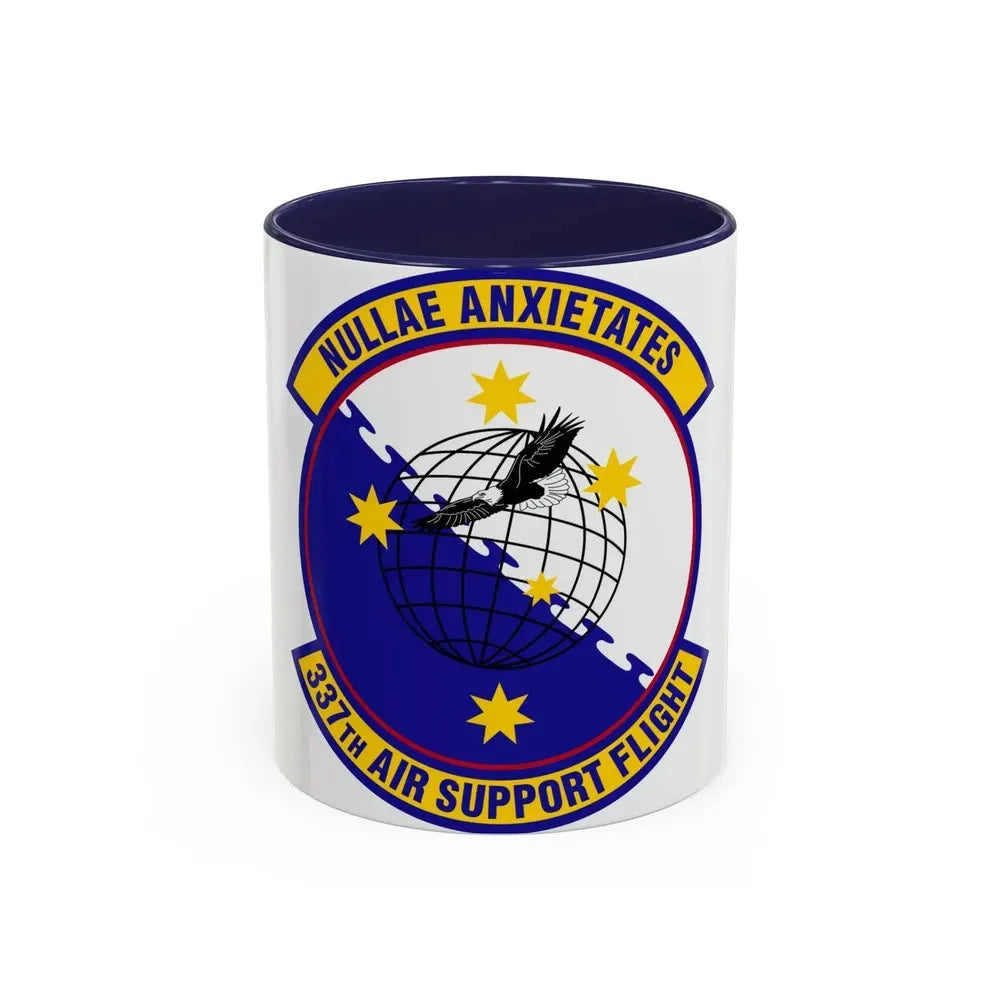 337 Air Support Flight PACAF (U.S. Air Force) Accent Coffee Mug 11oz Navy - Go Mug Yourself