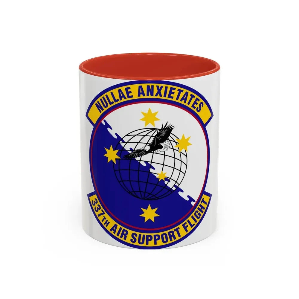 337 Air Support Flight PACAF (U.S. Air Force) Accent Coffee Mug 11oz Red - Go Mug Yourself