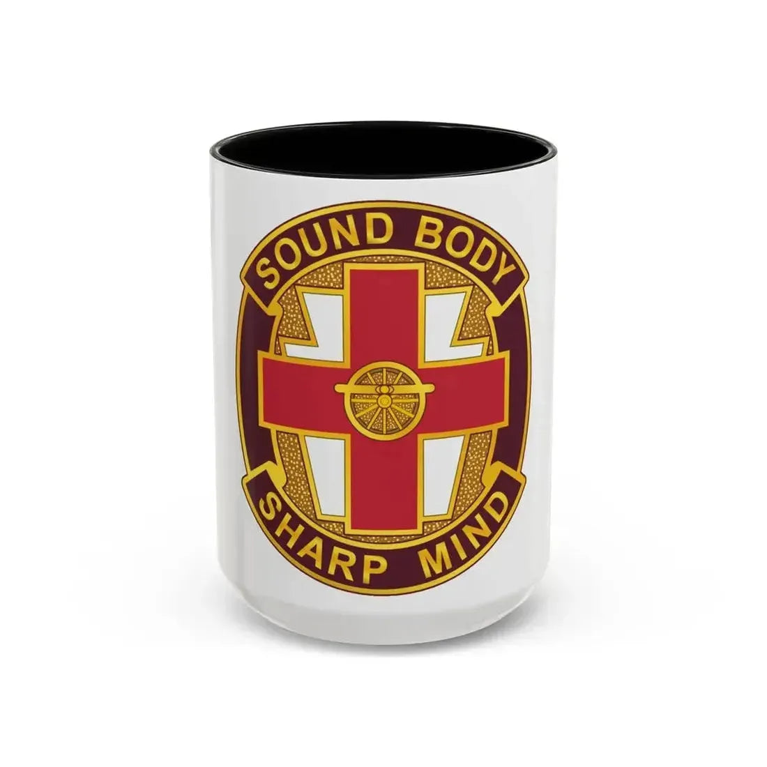 338 Medical Brigade 2 (U.S. Army) Accent Coffee Mug 15oz Black - Go Mug Yourself