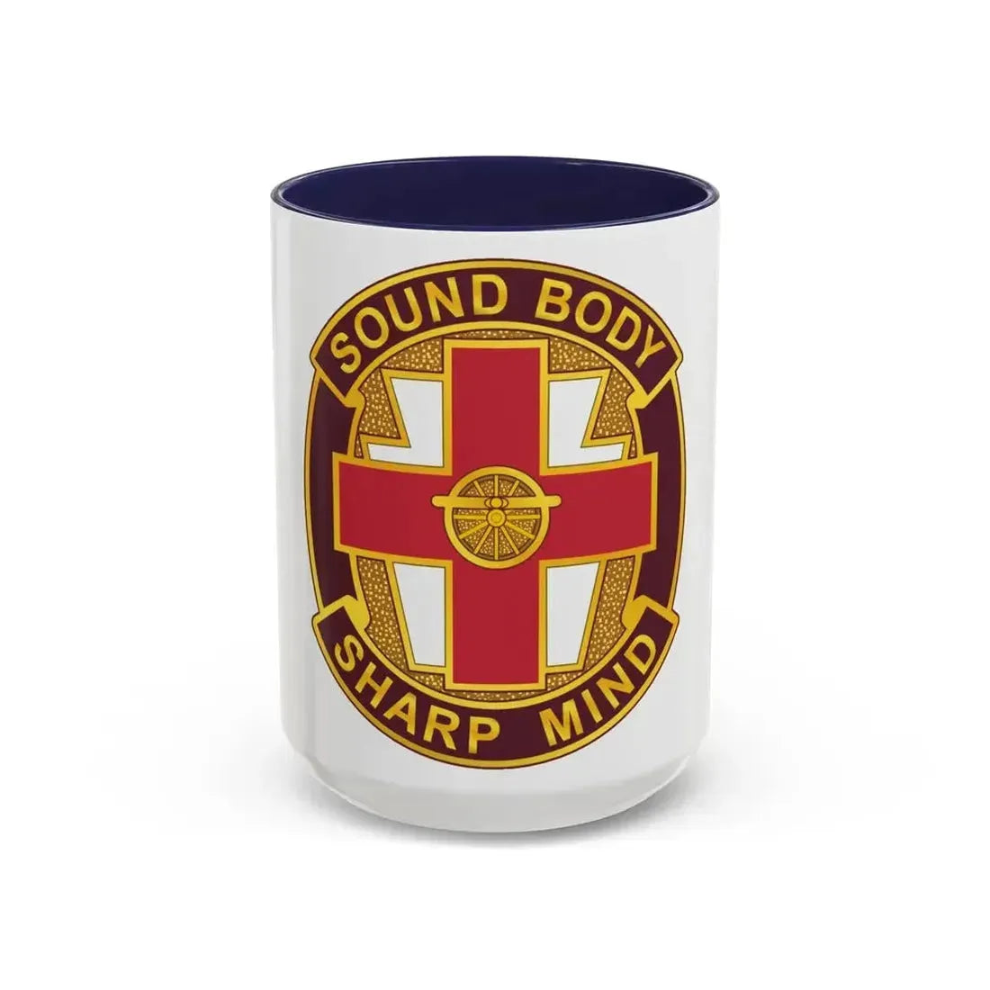 338 Medical Brigade 2 (U.S. Army) Accent Coffee Mug 15oz Navy - Go Mug Yourself