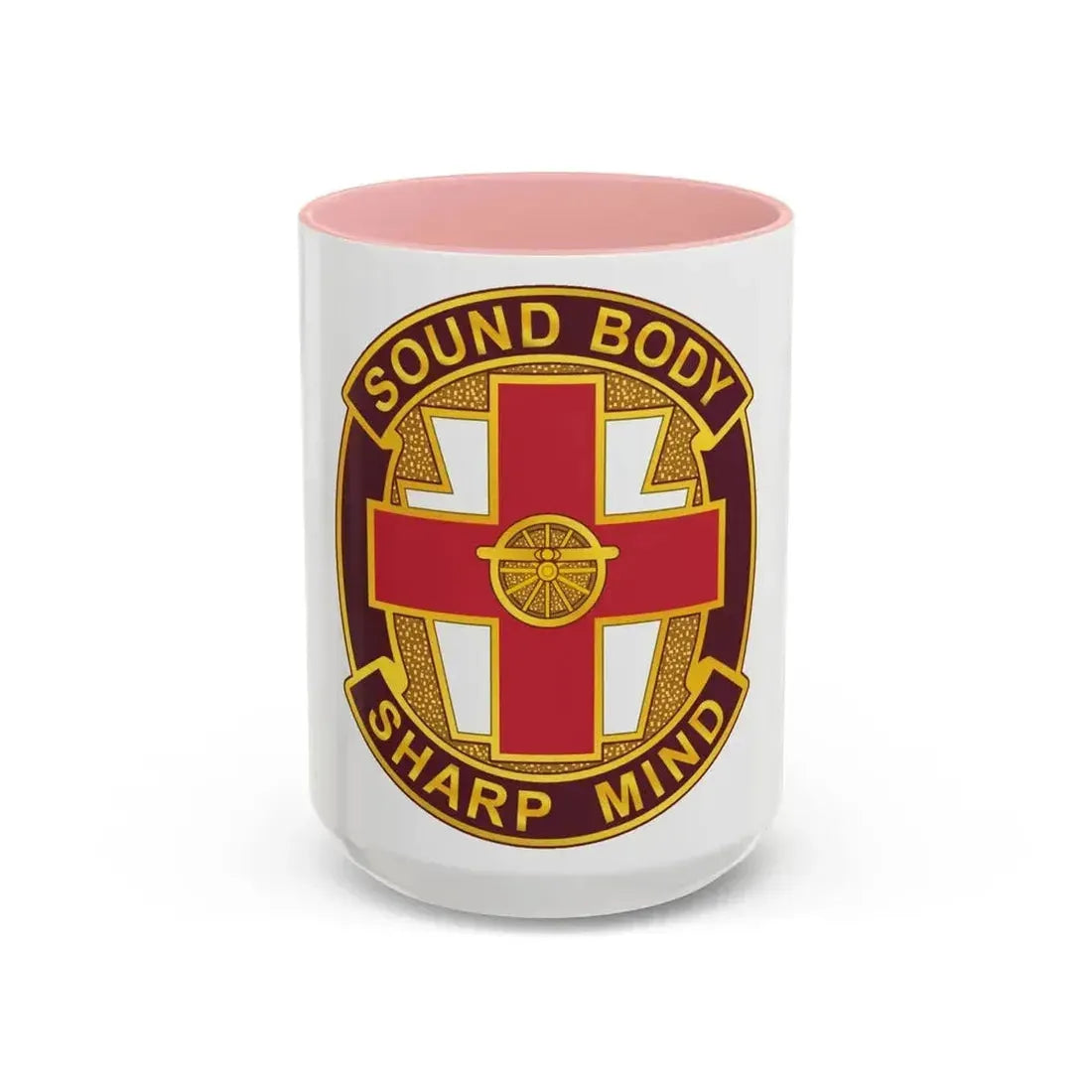 338 Medical Brigade 2 (U.S. Army) Accent Coffee Mug 15oz Pink - Go Mug Yourself