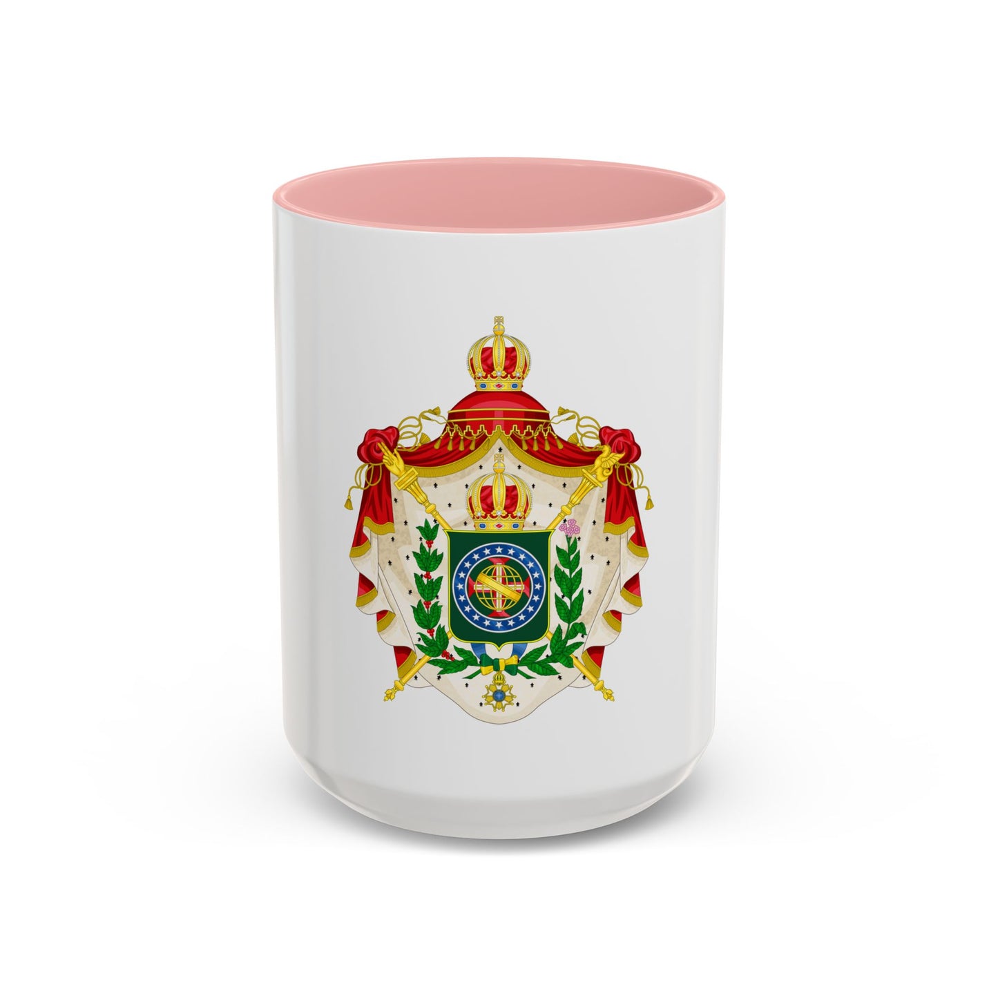 Coat of arms of the Empire of Brazil - Accent Coffee Mug