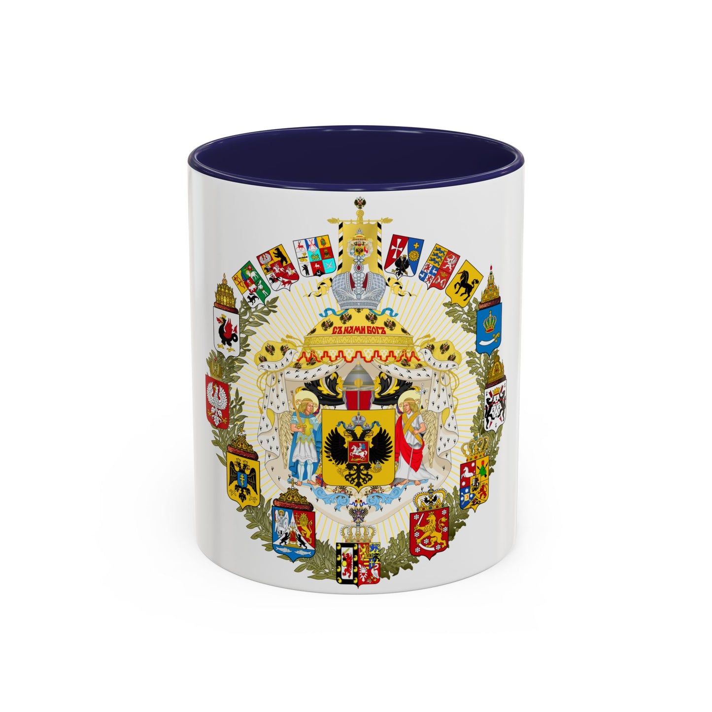 Greater Coat of Arms of the Russian Empire - Accent Coffee Mug