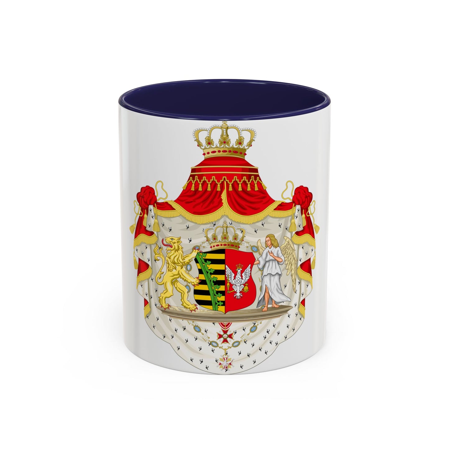 Grand Coat of Arms of Duchy of Warsaw - Accent Coffee Mug