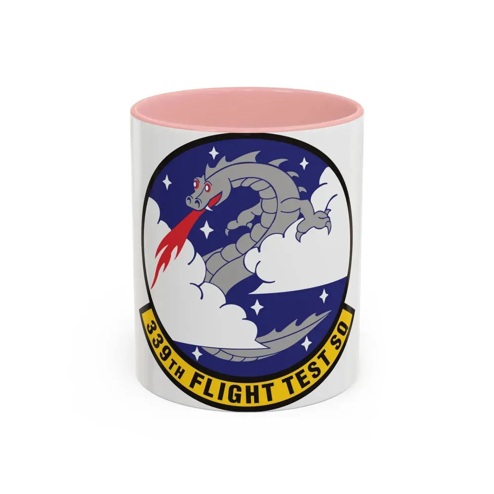 339th Flight Test Squadron (U.S. Air Force) Accent Coffee Mug 11oz Pink - Go Mug Yourself