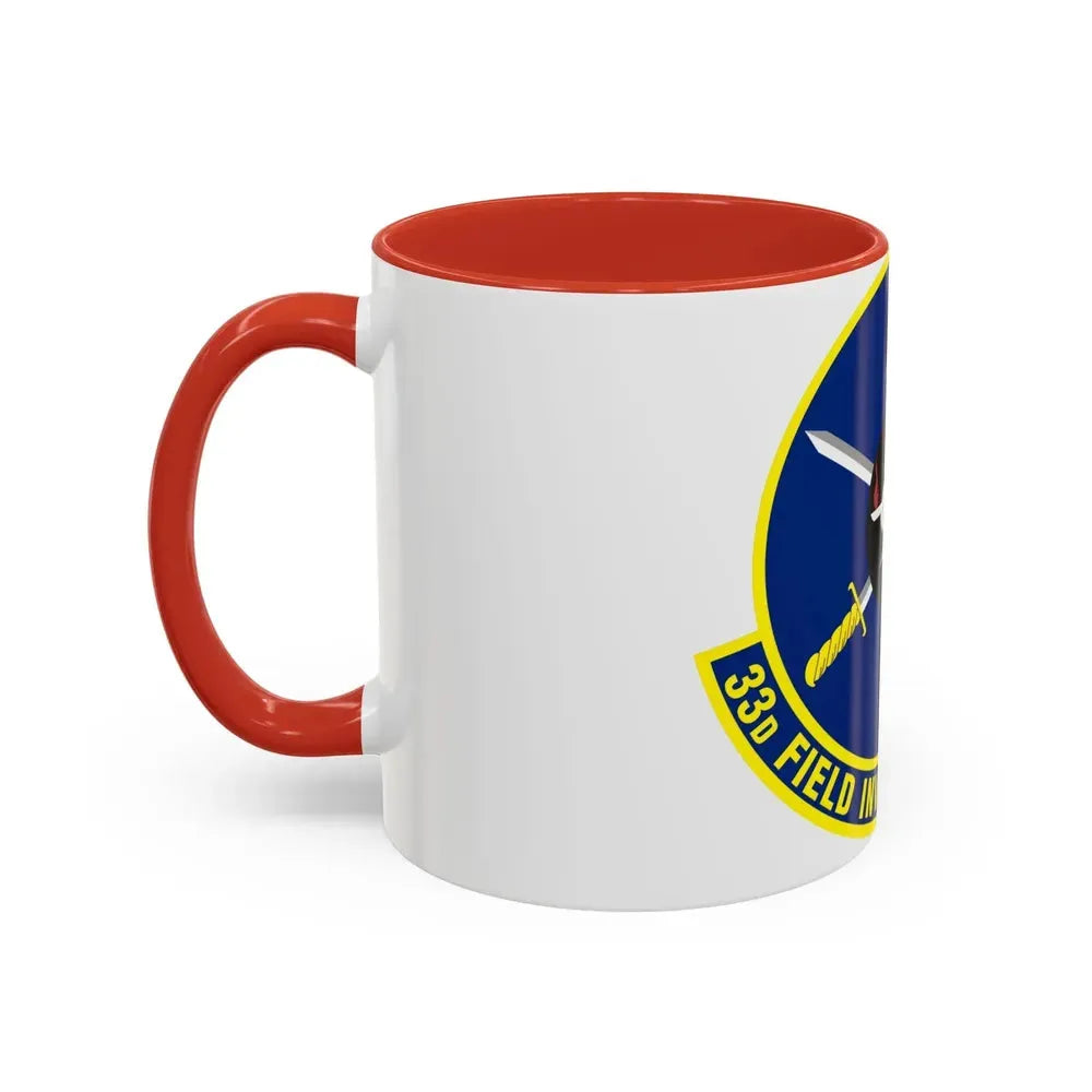33d Field Investigations Squadron (U.S. Air Force) Accent Coffee Mug - Go Mug Yourself