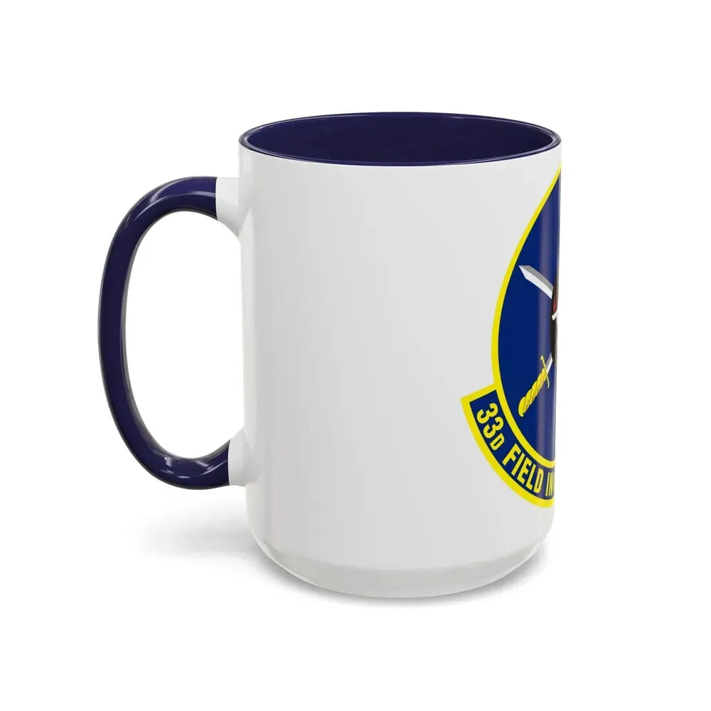33d Field Investigations Squadron (U.S. Air Force) Accent Coffee Mug - Go Mug Yourself