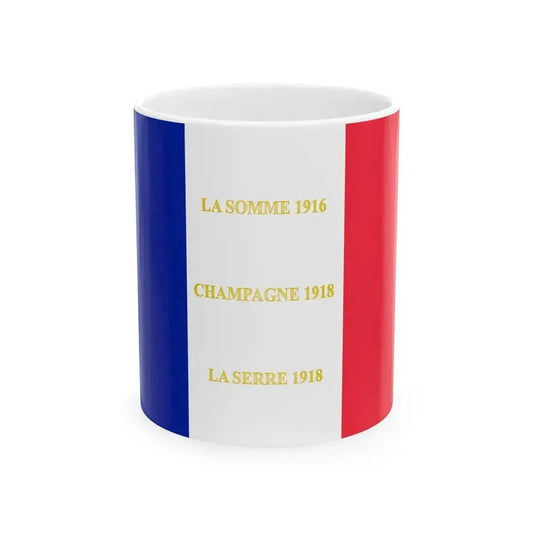 33e regiment de tirailleurs algeriens-drapeau (France) White Coffee Mug 11oz - Go Mug Yourself