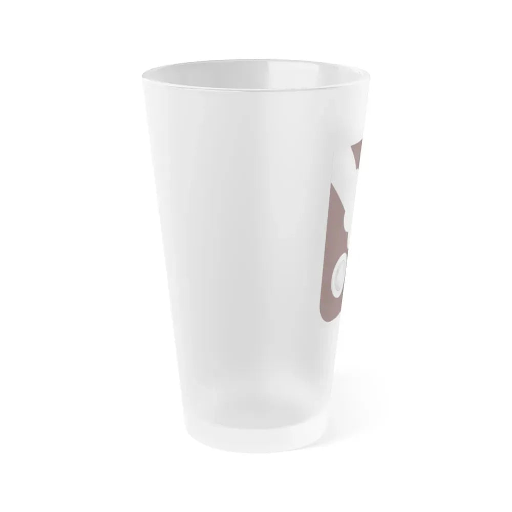 34 Medical Battalion 2 (U.S. Army) Frosted Pint Glass 16oz - Go Mug Yourself