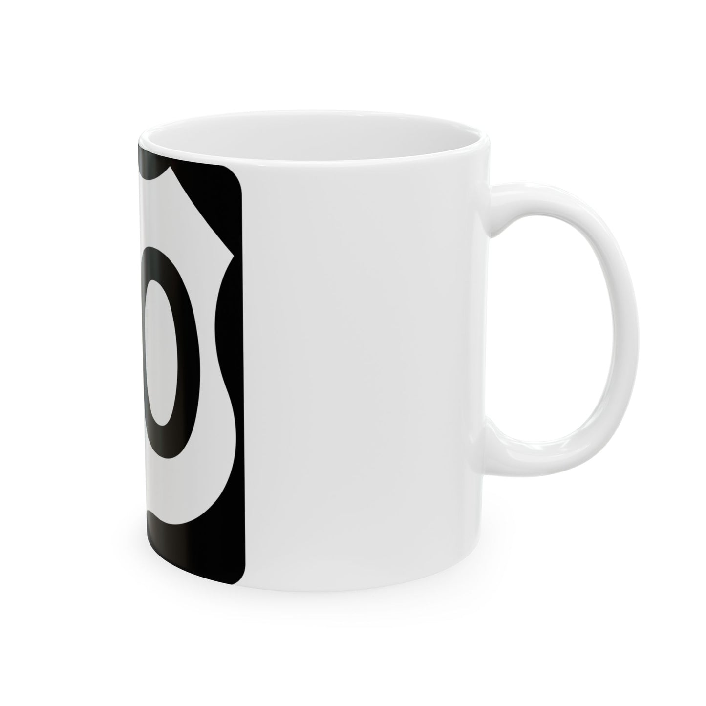 Texas Business US 90-U (Texas) (Road Sign) White Coffee Mug
