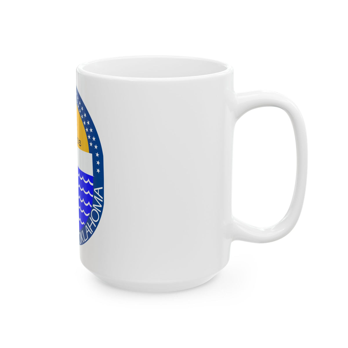 Seal of Tulsa Oklahoma - White Coffee Mug