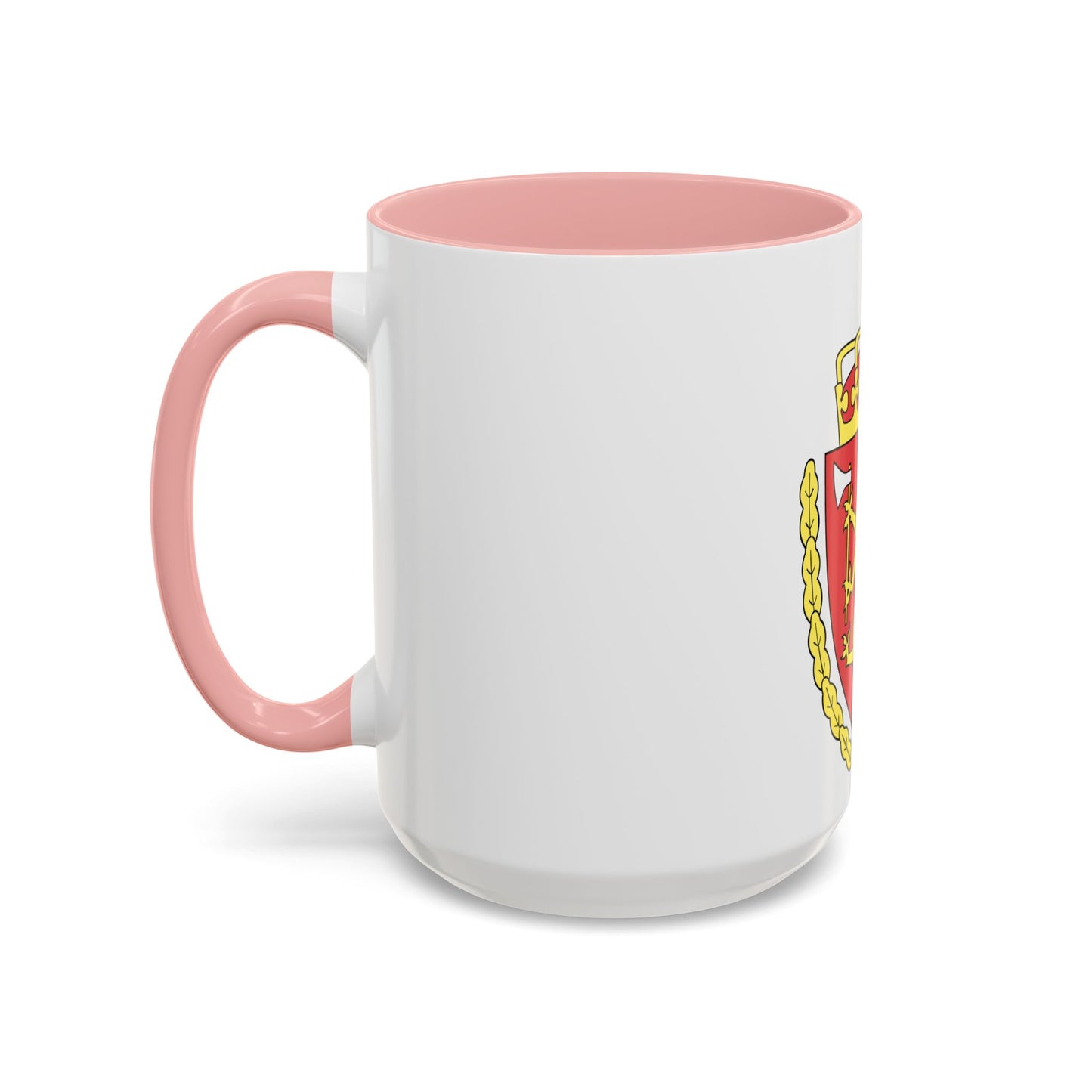 Coat of arms of the Norwegian Customs Service - Accent Coffee Mug
