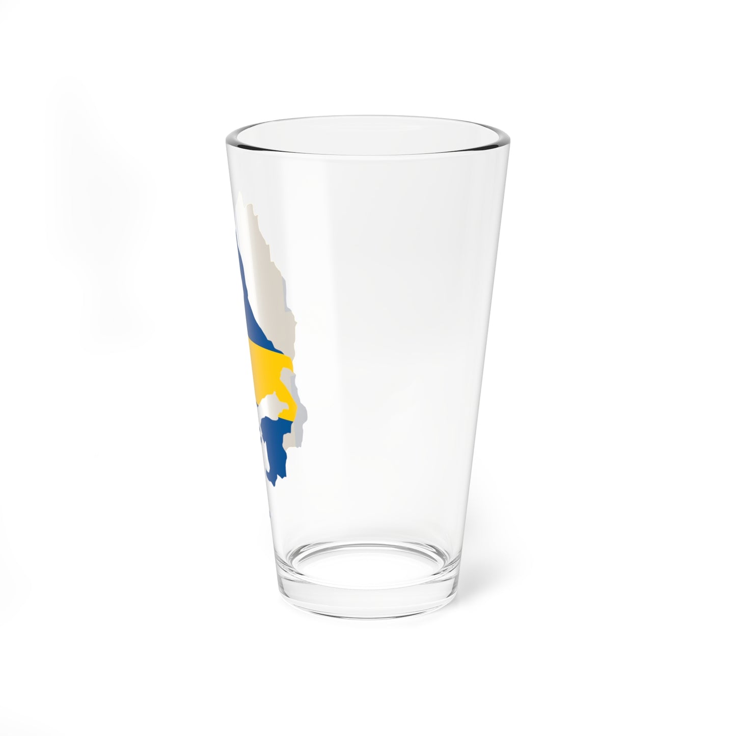 Flag-map of Sweden 1645 (Sweden) Pint Glass 16oz