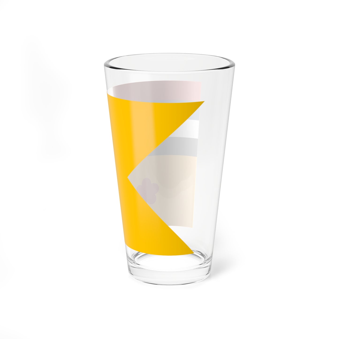 Flag of commodore of the Navy of Manchukuo (China) Pint Glass 16oz