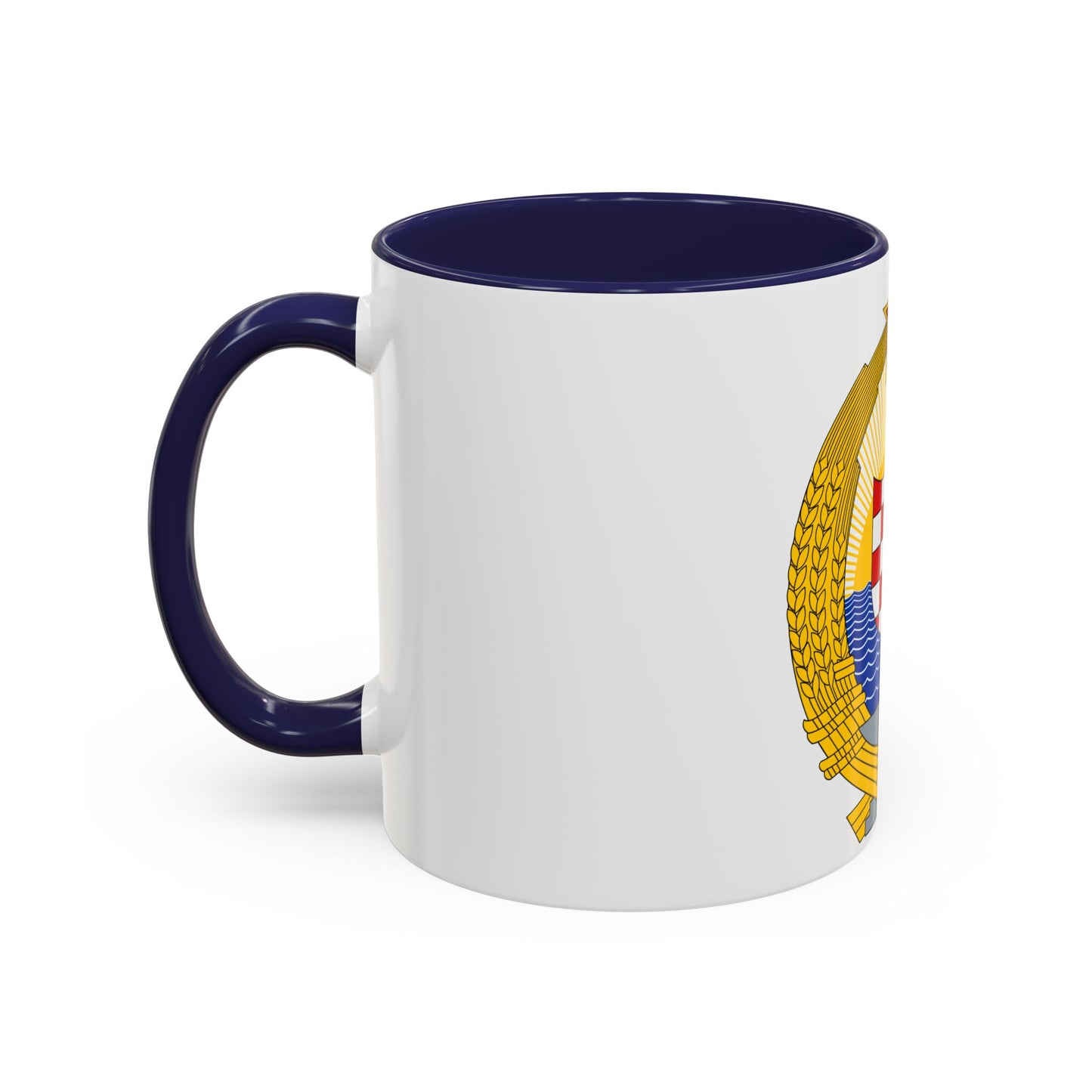 Coat of Arms of the Socialist Republic of Croatia - Accent Coffee Mug