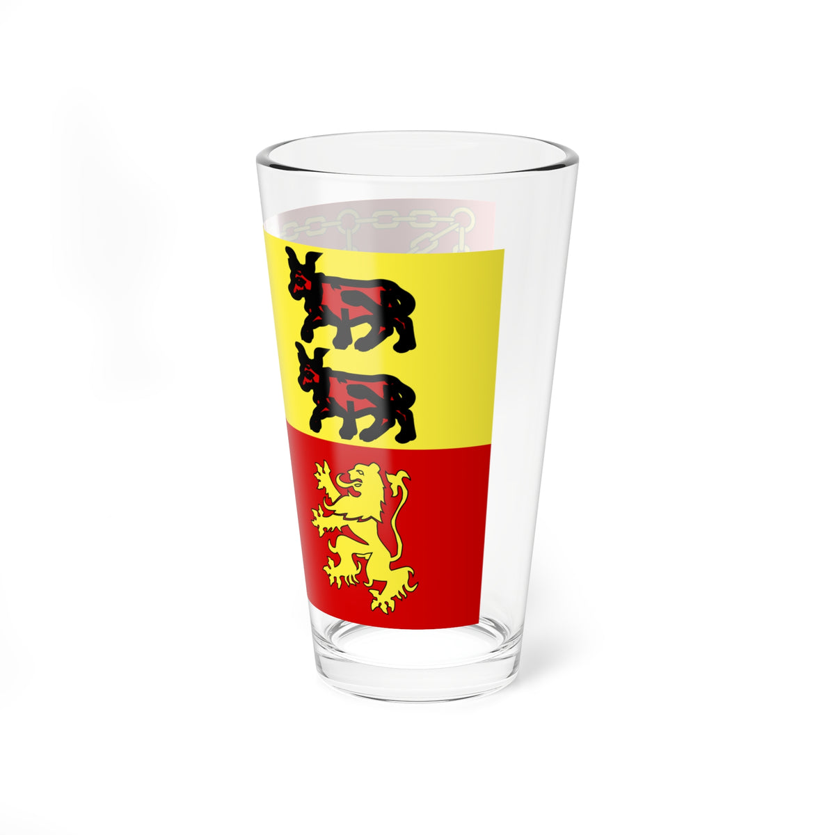 Drapeau propose pour les Pyrenees-atlantiques (France) Pint Glass 16oz
