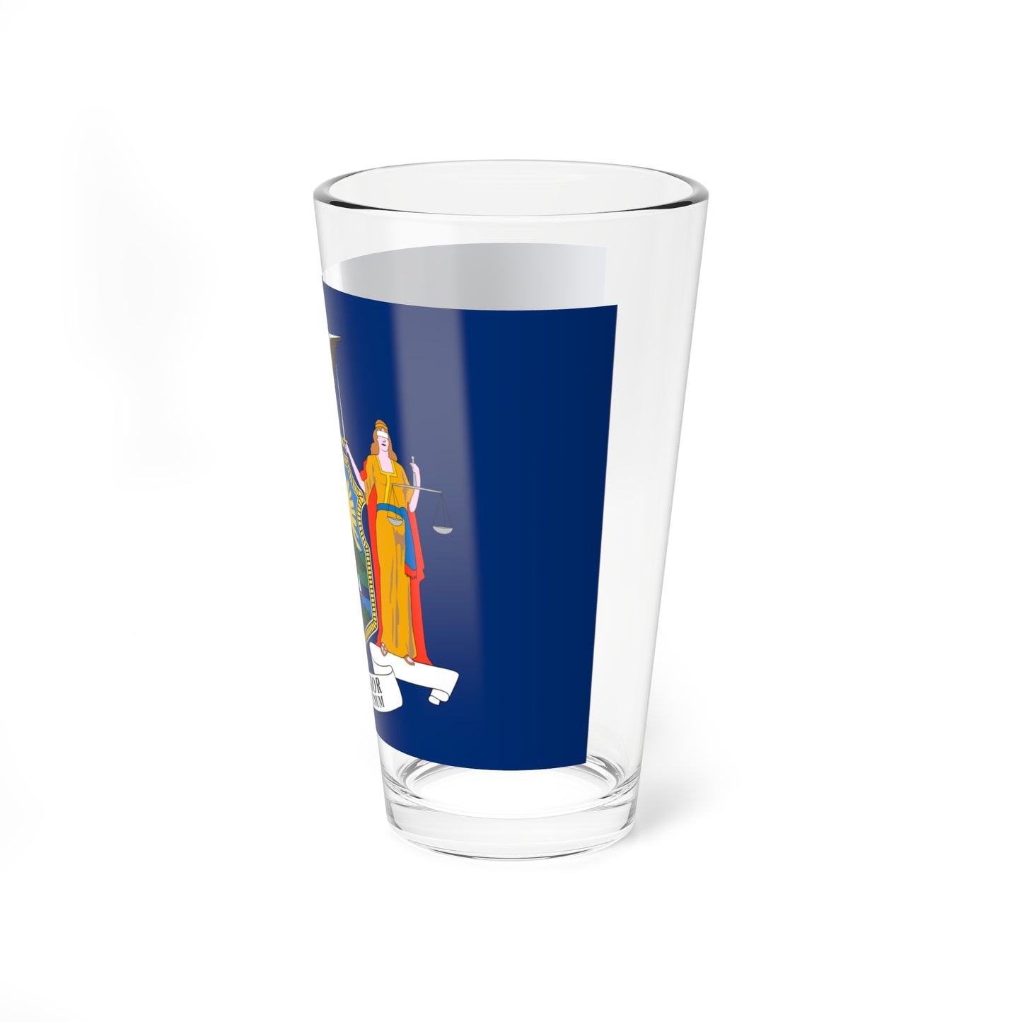 Flag of New York 3-2 (United States) Pint Glass 16oz