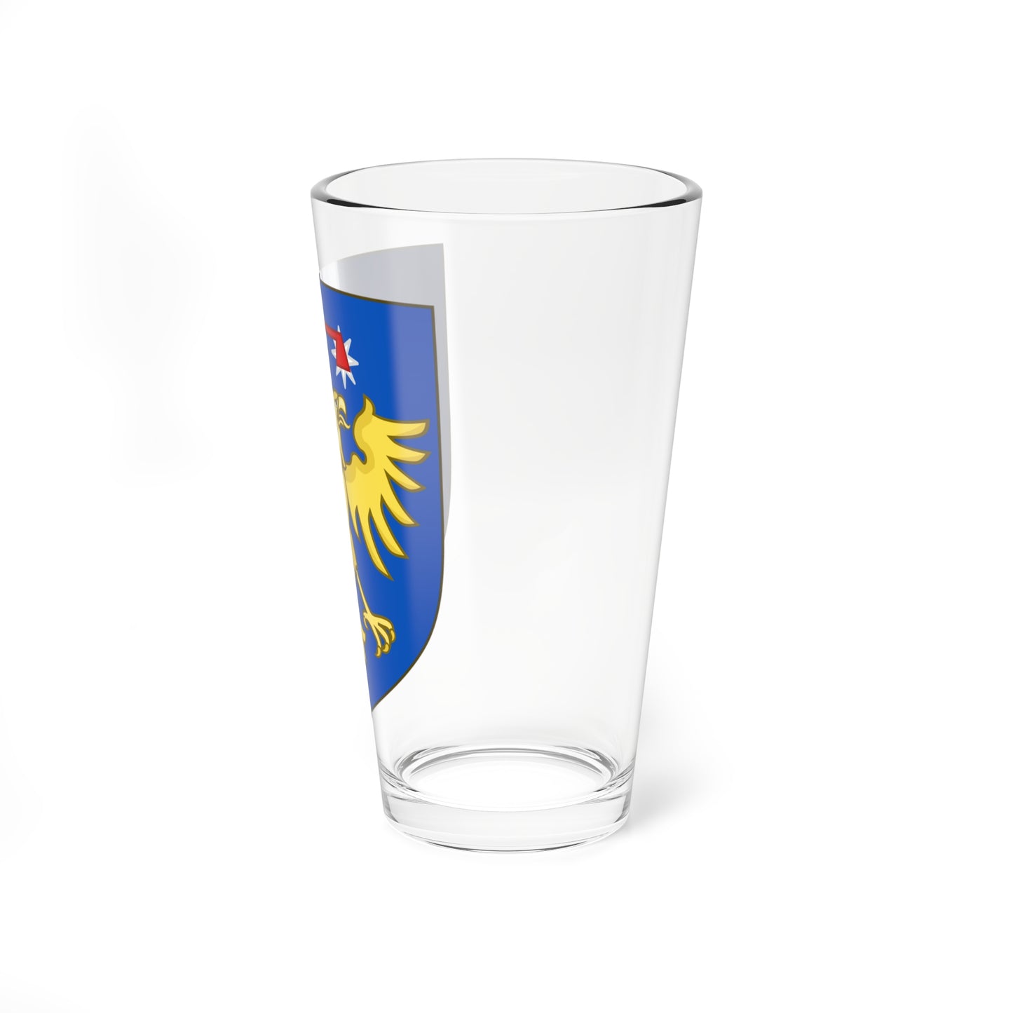 Sean Michael Harvey Brazeau Escutcheon as Heir Apparent (Canada) (Coat of Arms) Pint Glass 16oz