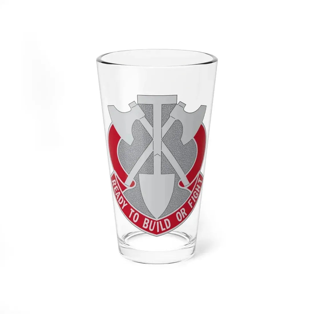 348 Engineer Group (U.S. Army) Pint Glass 16oz 16oz - Go Mug Yourself