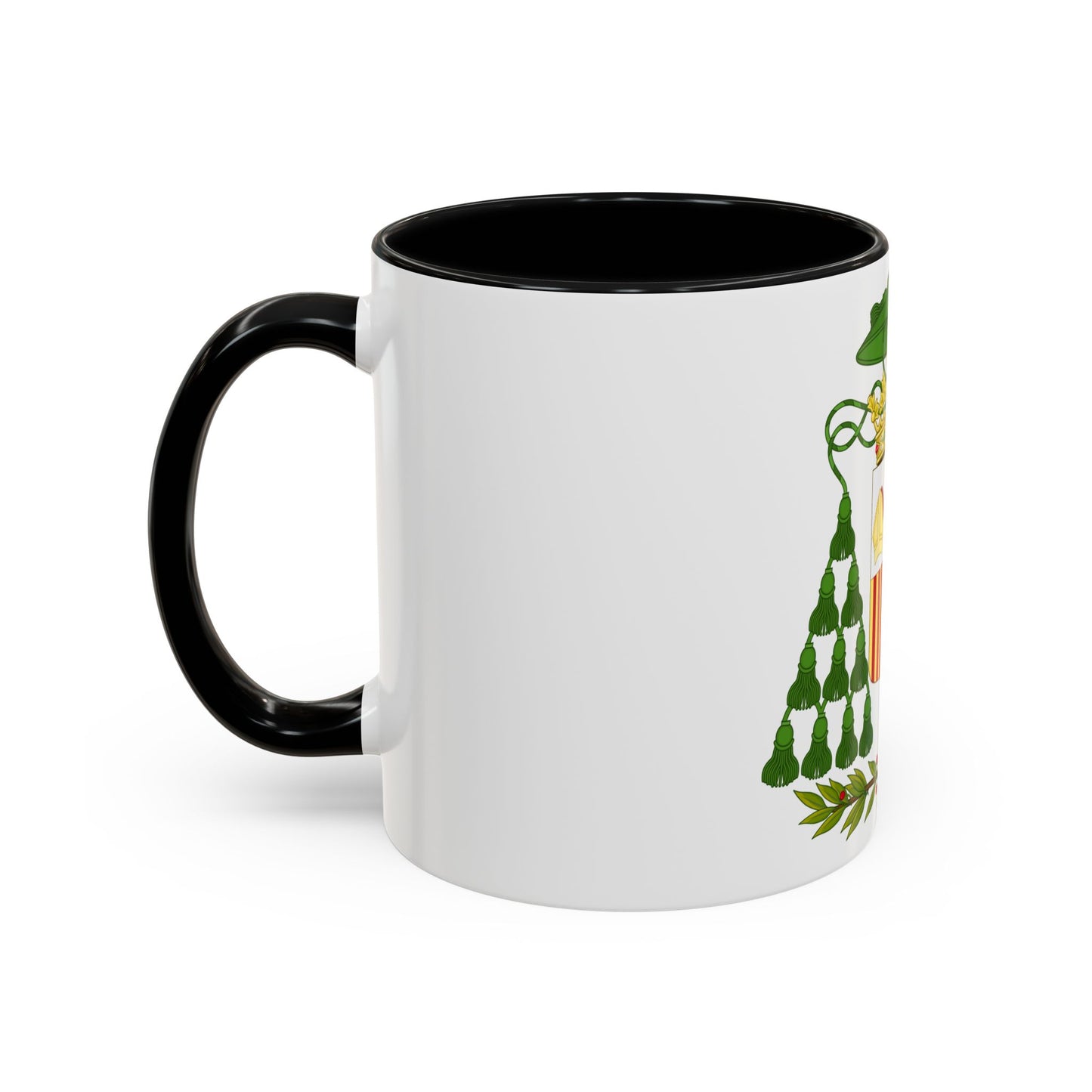 Historical Coat of Arms of Ecclesiastic Co-Prince of Andorra - Accent Coffee Mug