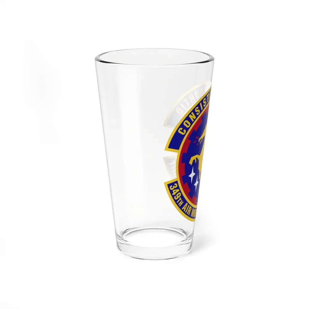349th Air Mobility Operations Flight (U.S. Air Force) Pint Glass 16oz - Go Mug Yourself