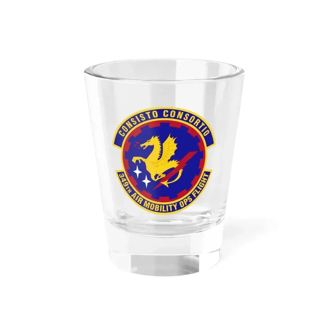 349th Air Mobility Operations Flight (U.S. Air Force) Shot Glass 1.5oz 1.5oz - Go Mug Yourself
