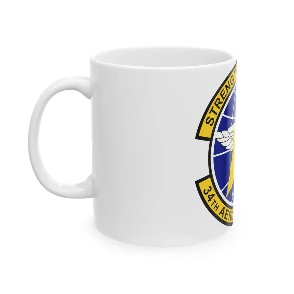 34th Aeromedical Evacuation Squadron (U.S. Air Force) White Coffee Mug - Go Mug Yourself