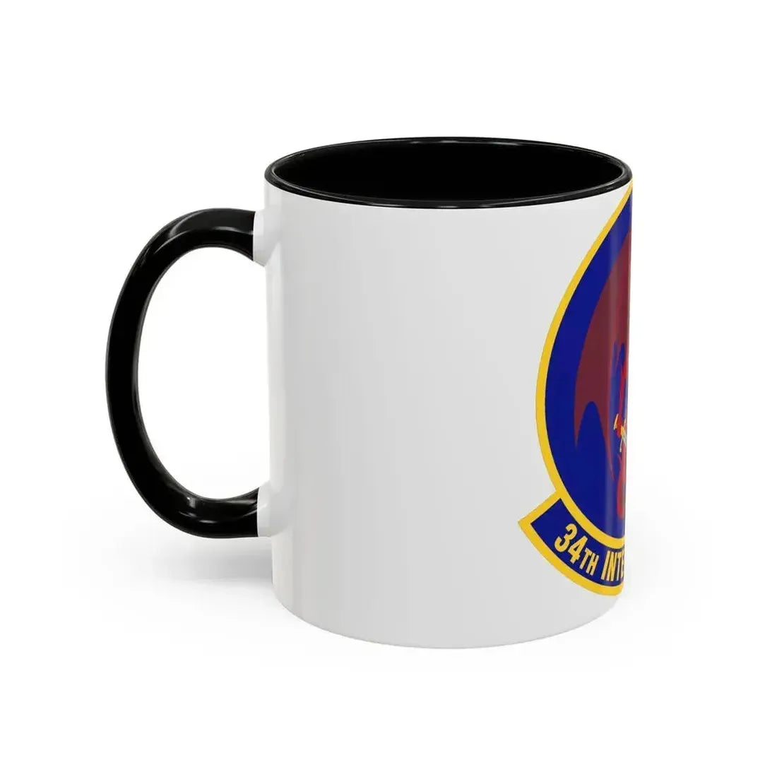 34th Intelligence Squadron (U.S. Air Force) Accent Coffee Mug - Go Mug Yourself