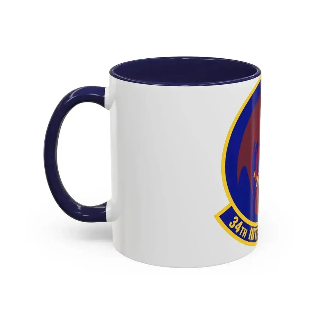 34th Intelligence Squadron (U.S. Air Force) Accent Coffee Mug - Go Mug Yourself