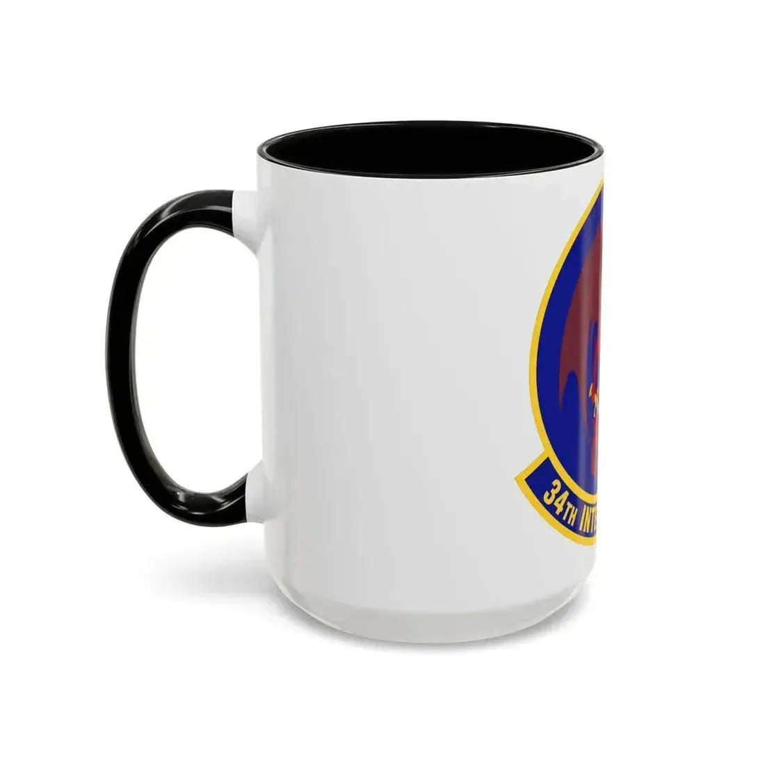34th Intelligence Squadron (U.S. Air Force) Accent Coffee Mug - Go Mug Yourself