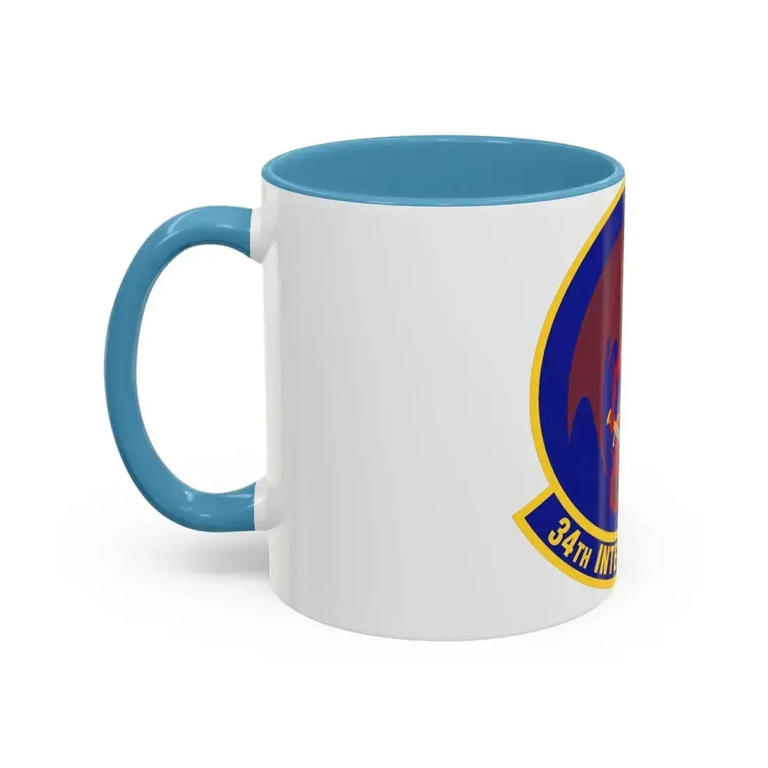 34th Intelligence Squadron (U.S. Air Force) Accent Coffee Mug - Go Mug Yourself