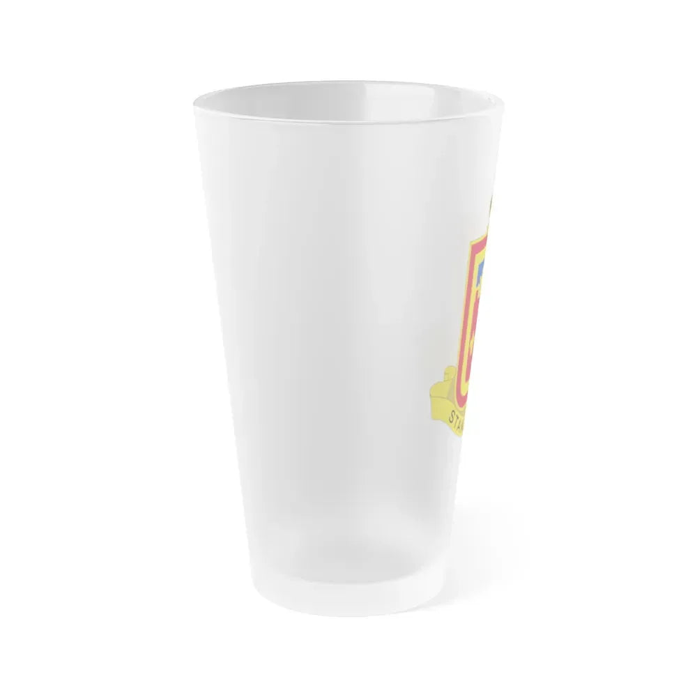 350 Armored Field Artillery Battalion (U.S. Army) Frosted Pint Glass 16oz - Go Mug Yourself
